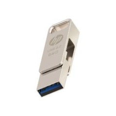 Pendrive HP HPFD206C 64Gb USB-A/C Plata (HPFD206C-A-64)