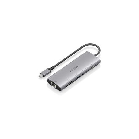 Docking Aisens Usb-C a HDMI/Usb-A/RJ45(ASUC-7P032-GR)