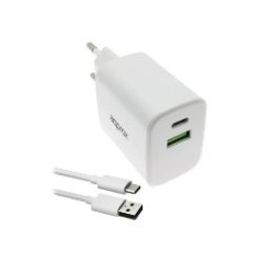 Cargador Pared Approx USB-A/USB-C Cable (APPUSBWALL35W)
