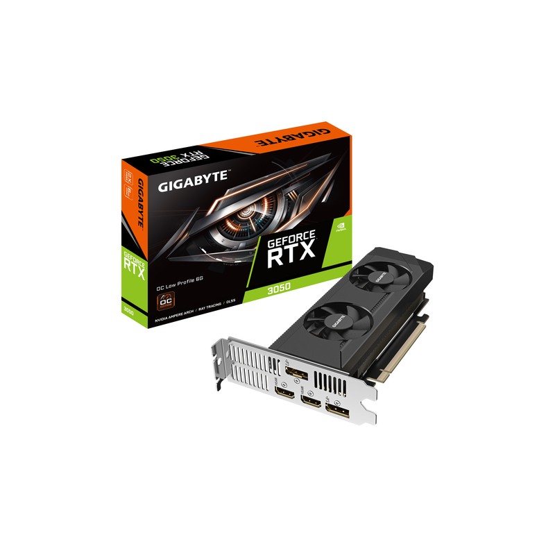 GIGABYTE RTX3050 OC LP 6Gb GDDR6 (GV-N3050OC-6GL)