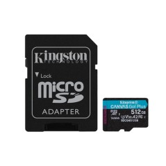 Kingston Micro SDXC 512Gb + Adaptador SD (SDCG4/512GB)