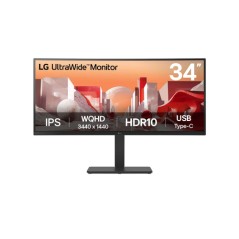 Monitor LG 34" UWide IPS WQHD 60Hz Curvo (34BA75QE-B)