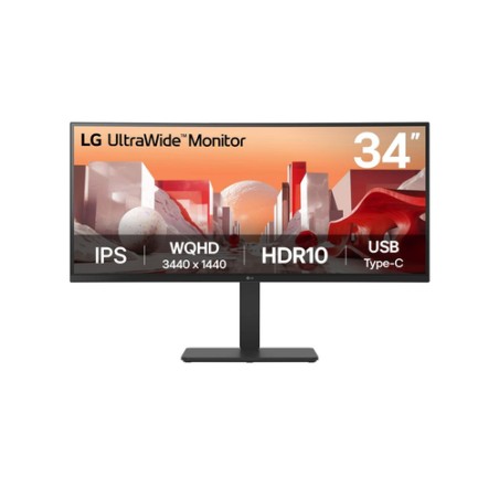 Monitor LG 34" UWide IPS WQHD 60Hz Curvo (34BA75QE-B)