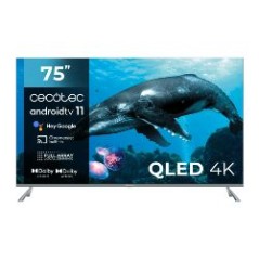 TV CECOTEC VQU30075+ 75" QLED 4K UHD Android TV (03620)