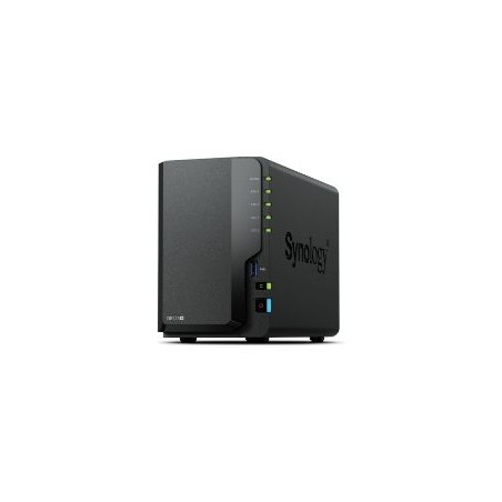 NAS Synology J4125 2Gb USB RJ45 2 Bahías Negro (DS225+)
