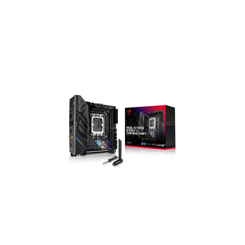 ASUS ROG STRIX B760-I GAMING WIFI:(1700) 2DDR4 mini ITX
