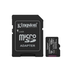 Kingston Micro SDXC 128Gb + Adaptador SD (SDCS3/128GB)