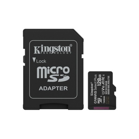 Kingston Micro SDXC 128Gb + Adaptador SD (SDCS3/128GB)