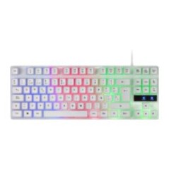 Teclado Mars Gaming FRGB Switch Híbrido Blanco(MK02WES)