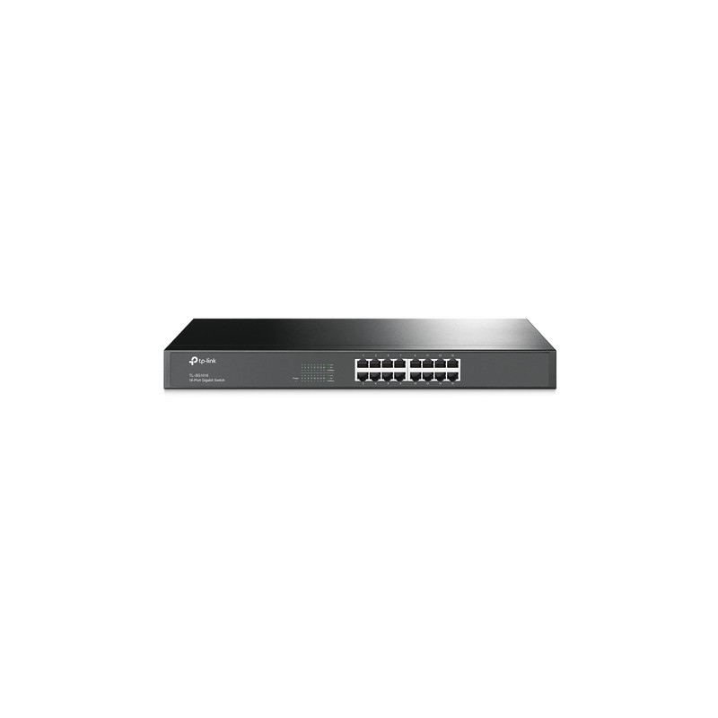Switch TP-Link 16p 10/100/1000 Rack 19" 1U (TL-SG1016) Switch TP-Link 16p 10/100/1000 Rack 19" 1U (TL-SG1016)