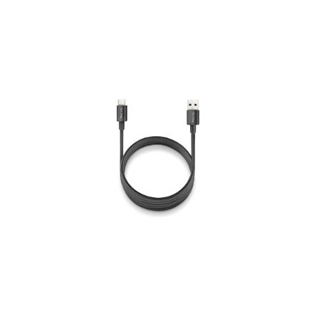Cable NGS USB-C/M a USB-C/M 1m Negro (ZYRO-ACBLACK)