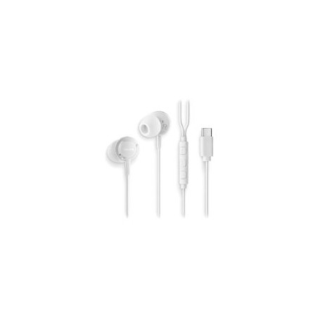 Auriculares NGS Intraural USB-C Blanco (CROSSSTEPWHITE)