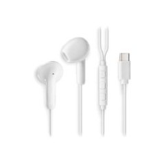 Auriculares NGS Intraurales USB-C (CROSSGLIDEWHITE)