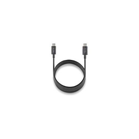 Cable NGS USB-C a USB-C 60W 1m Negro (ZYRO60W-1BLACK)