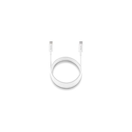 Cable NGS USB-C a USB-C 60W 1m Blanco (ZYRO60W-1WHITE)