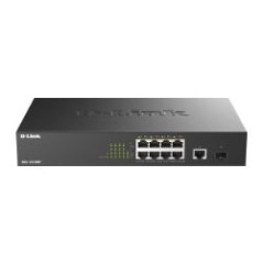 Switch D-Link 8xRJ45 PoE 1xSFP 1U Negro (DGS-1010MP/E)
