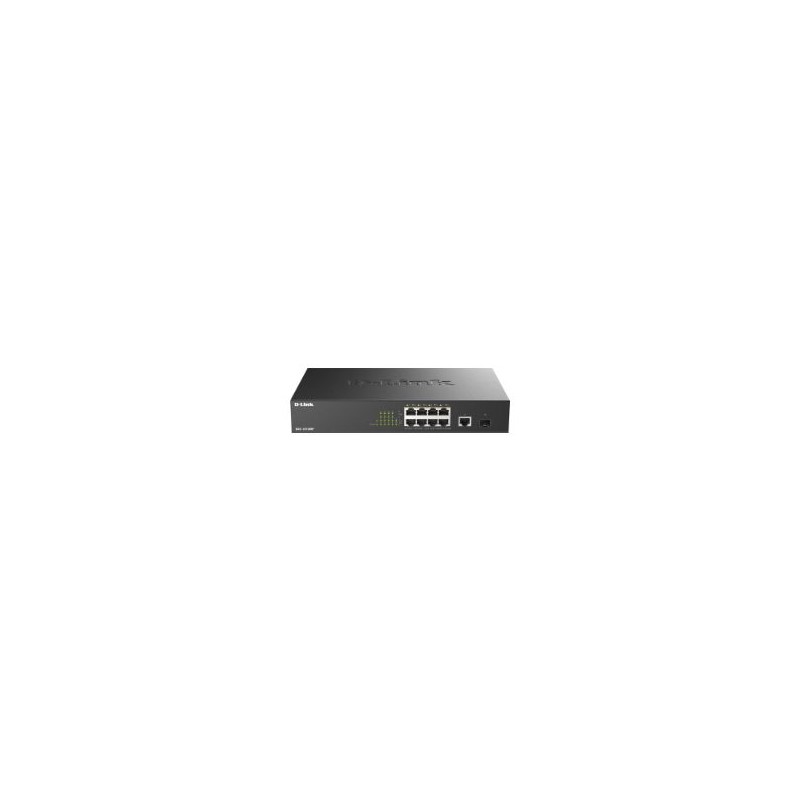 Switch D-Link 8xRJ45 PoE 1xSFP 1U Negro (DGS-1010MP/E) Switch D-Link 8xRJ45 PoE 1xSFP 1U Negro (DGS-1010MP/E)