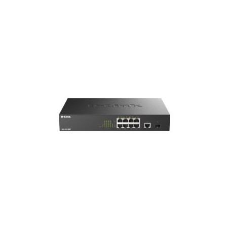 Switch D-Link 8xRJ45 PoE 1xSFP 1U Negro (DGS-1010MP/E)