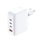 Cargador D-Link 140W 1xUSB-A 3xUSB-C Blanco (DCF-141/E)
