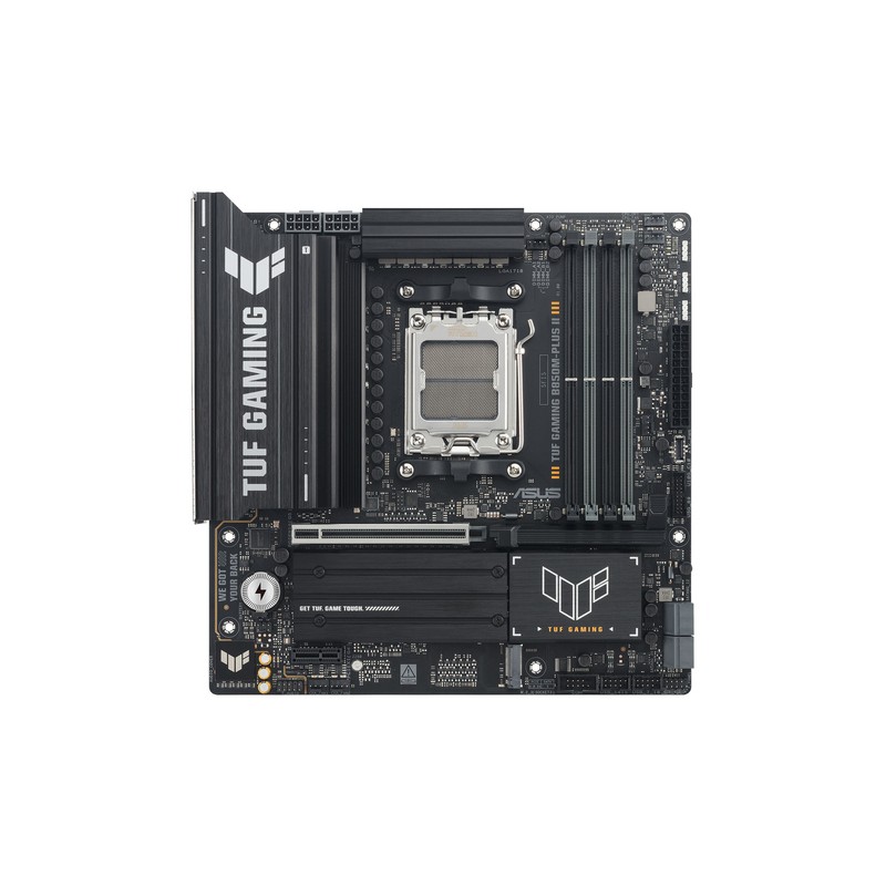 ASUS TUF GAMING B850M-PLUS II:(AM5) 4DDR5 HDMI DP mATX ASUS TUF GAMING B850M-PLUS II:(AM5) 4DDR5 HDMI DP mATX