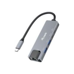Adaptador EQUIP USB-C 5en1 Ethernet 2.5 GbE (EQ133496)