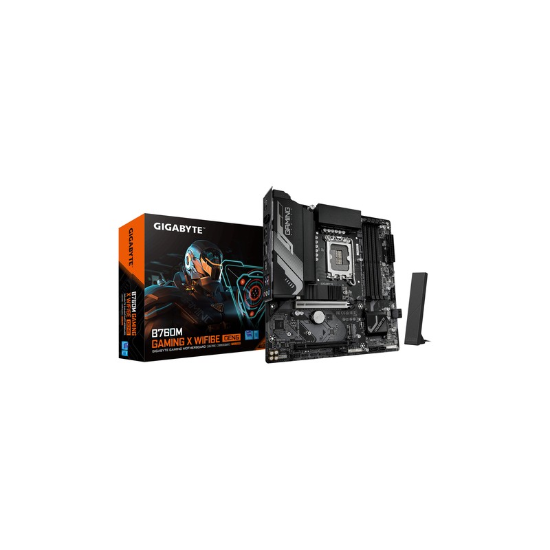 GIGABYTE B760M G X WIFI6E: (1700) 4DDR5 2M.2 mATX