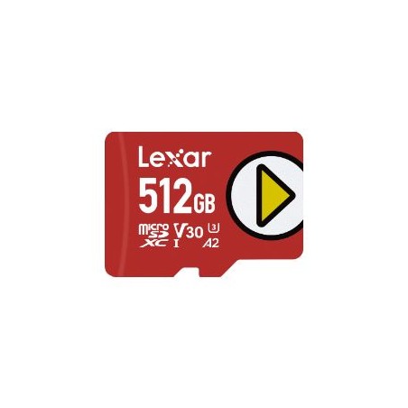 Lexar Micro SDXC 512Gb C10 U1 V10 (LMSPLAY512G-BNNNG)