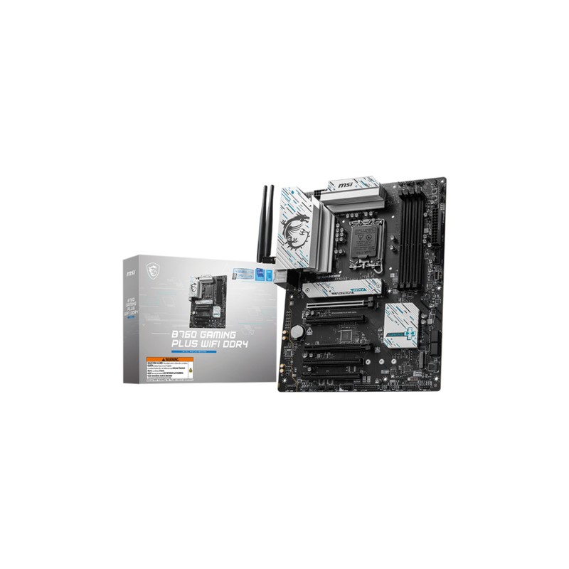 MSI B760 GAMING PLUS WIFI DDR4:(1700) 4DDR4 DP HDMI ATX