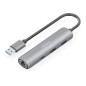 Hub AISENS USB-A a 2USB-A/1USB-C/1RJ45 (ASUC-4P035-GR)