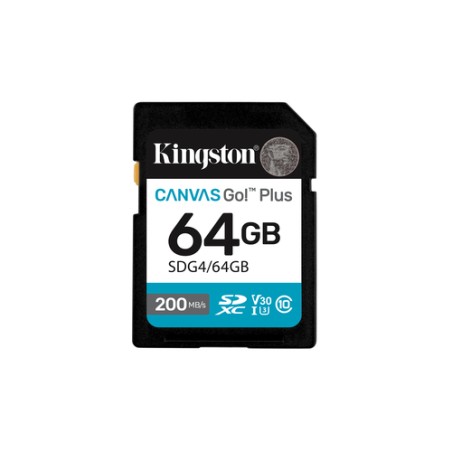 Kingston SDXC Canvas Go Plus 64Gb Gen4 (SDG4/64GB)