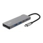 Adaptador Trust Dalyx 5en1 USB-C Gris (26062) Adaptador Trust Dalyx 5en1 USB-C Gris (26062)