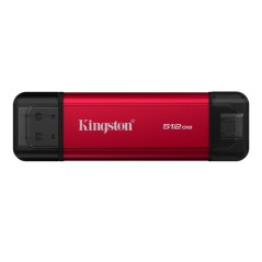SSD Kingston 512Gb Dual USB-A/C 3.1 Negro/Rojo (SPSD/51