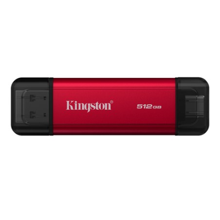 SSD Kingston 512Gb Dual USB-A/C 3.1 Negro/Rojo (SPSD/51