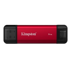 SSD Kingston 1Tb Dual USB-A/C 3.1 Negro/Rojo (SPSD/1TB)