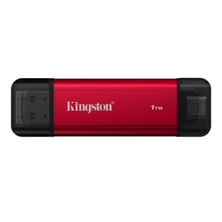 SSD Kingston 1Tb Dual USB-A/C 3.1 Negro/Rojo (SPSD/1TB)