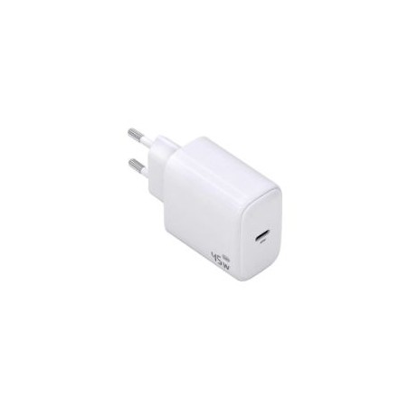 Cargador Pared AISENS GaN 45W USB-C Blanco (A110-0969)