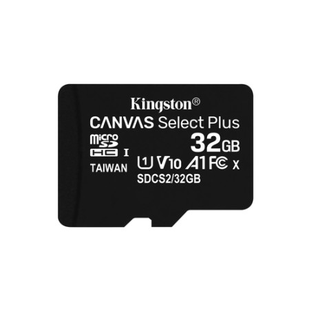 Kingston MicroSDHC Plus 32Gb C10 + Adapt (SDCS2/32GB)