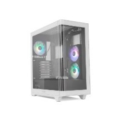 Caja NOX Ether ATX ITX Negra/Blanca (NXHUMMERETHERBW)