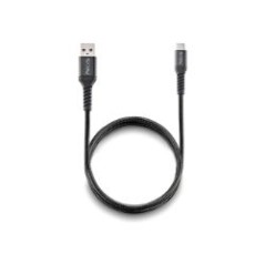 Cable NGS USB-A a USB-C Trenzado 1m Negro (KNOT-AC)