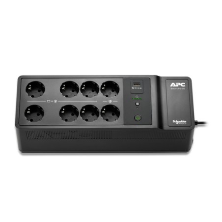 S.A.I. APC 300W 500VA 8Tomas Schuko 1Usb  (BE500G2-GR)