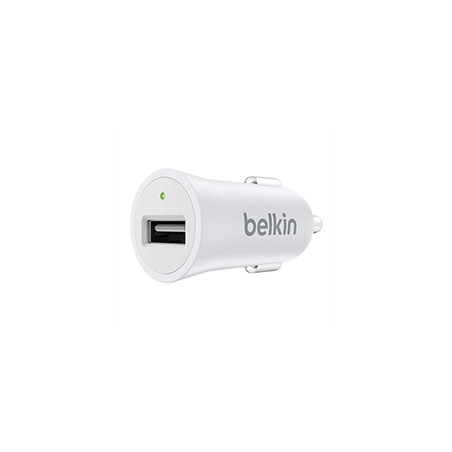Cargador de Coche BELKIN 5W 1xUSB Blanco (F8M730BTWHT)