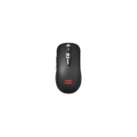 Ratón Mars Gaming Mecánico RGB RF 3200dpi Negro (MMW2)