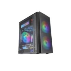 Caja Mars Gaming FRGB mATX Mini-ITX Negra (MC300)