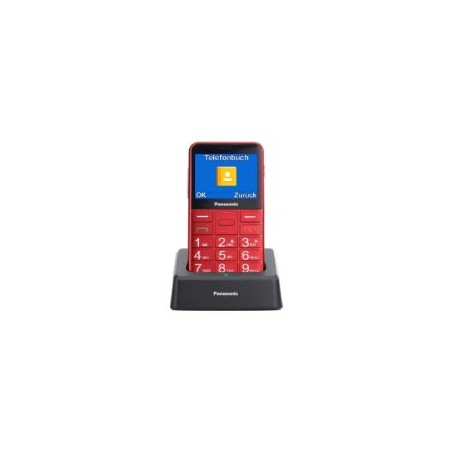 Teléfono Móvil Panasonic Mayores Rojo (KX-TU155EXRN)