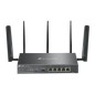 Router TP-Link AX3000 VPN Omada 5xRJ45 4G+ (ER706W-4G)