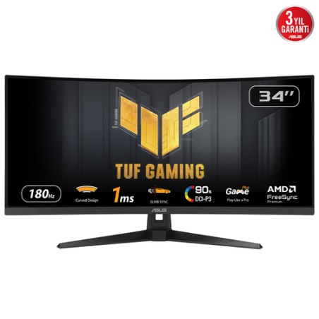 Monitor ASUS TUF Gaming VG34VQ3B 34" VA QHD Curvo Negro