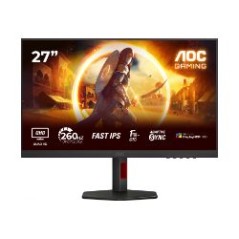 Monitor Gaming AOC 27" IPS QHD 260Hz Negro (Q27G4ZR)