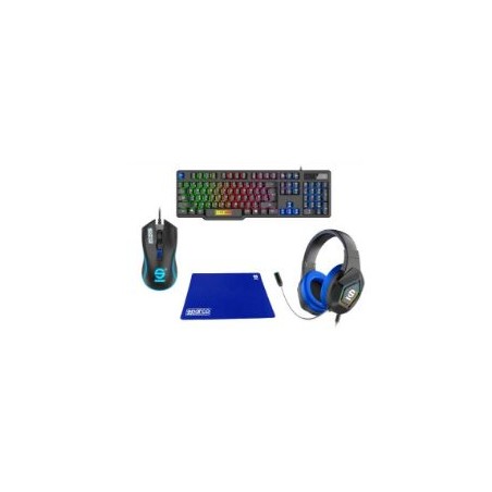 Pack Gaming SPARCO T+Ratón+Alfomb+Auric (SPGAMEKITESP)