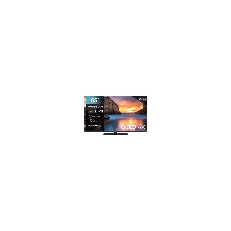 TV CECOTEC VQU11065Z+ 65" QLED 4K UHD Negro (02608)