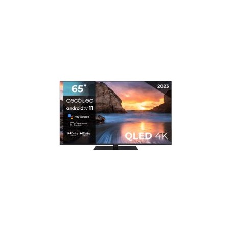 TV CECOTEC VQU11065Z+ 65" QLED 4K UHD Negro (02608)